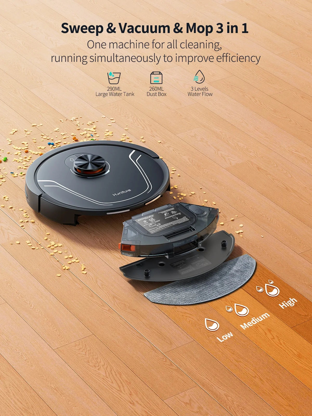 Honiture V8 Pro Robot Vacuum